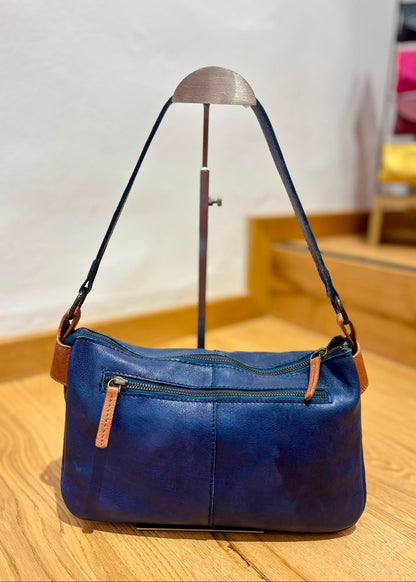 Bolso triple azul