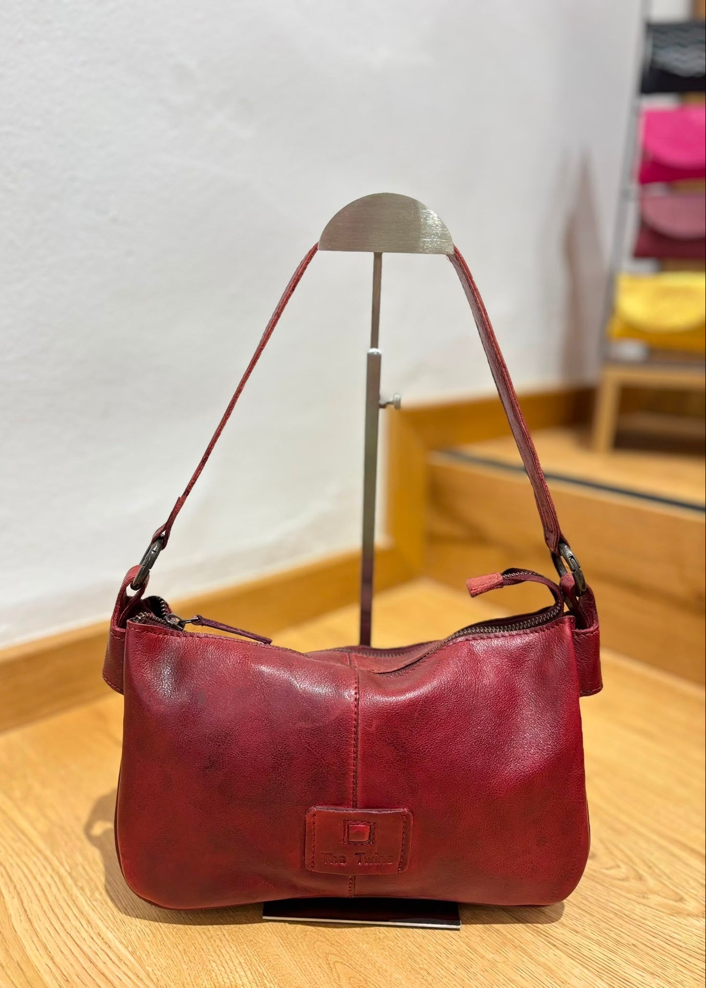 Bolso triple cereza