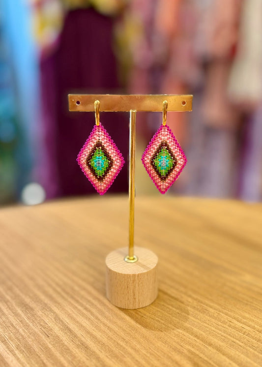 Pendientes rombo