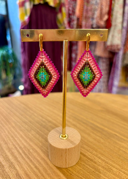 Pendientes rombo