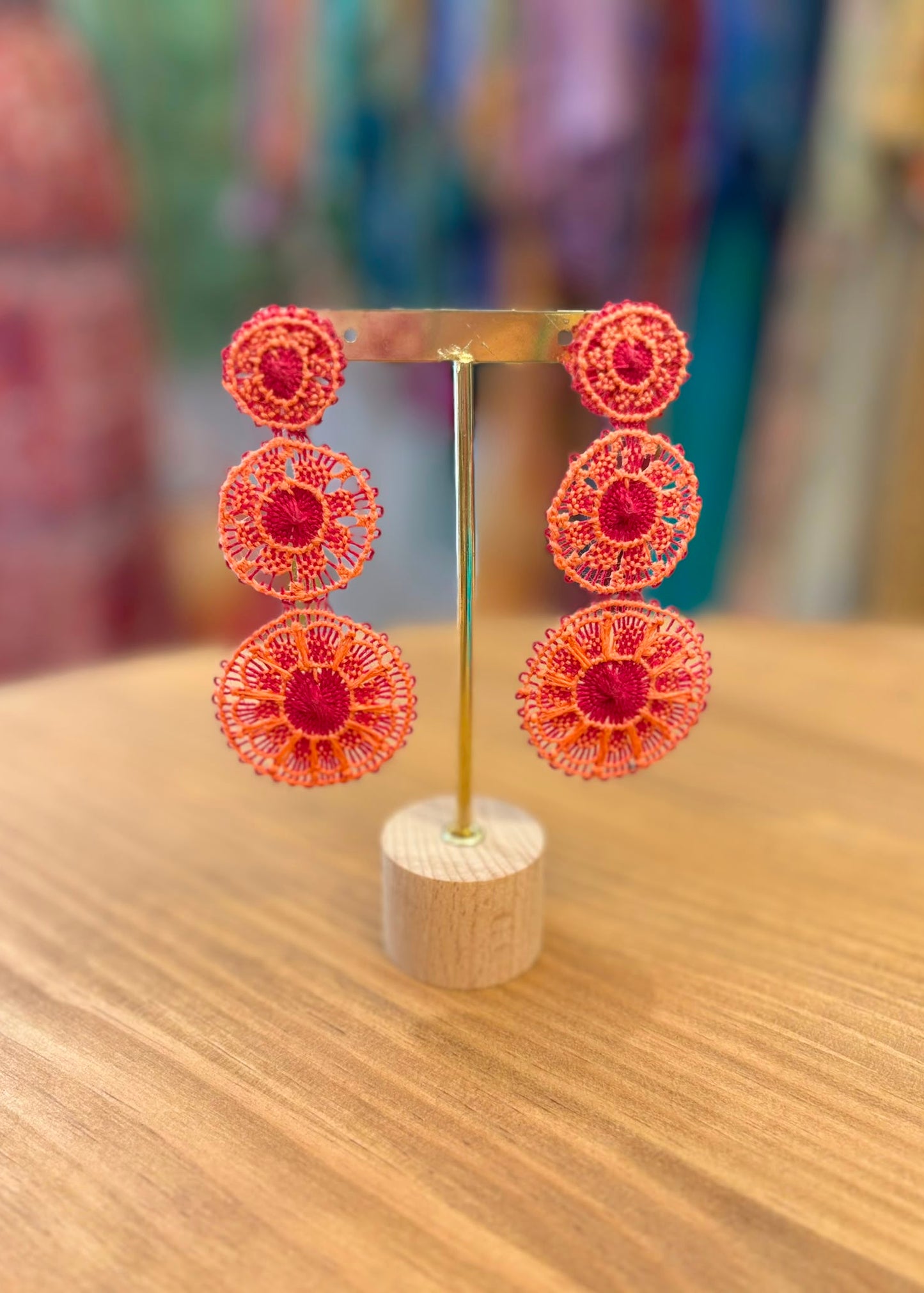 Pendientes ñandutí