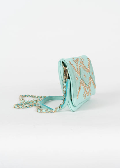 Bandolera aqua