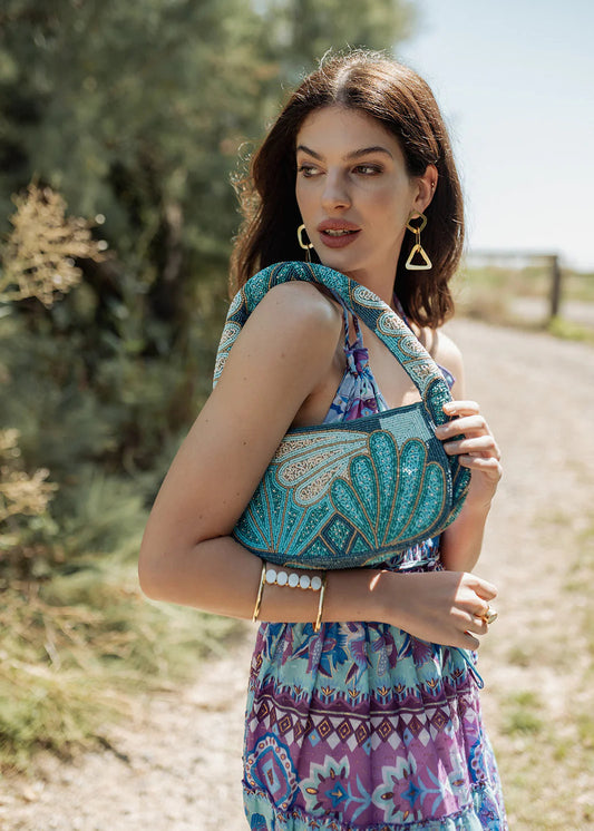 Bolso shell azul