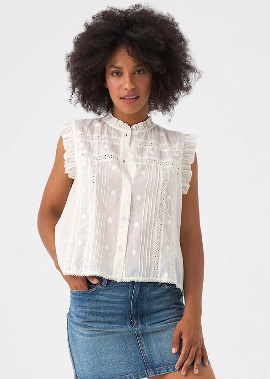 Top blanco Sophie