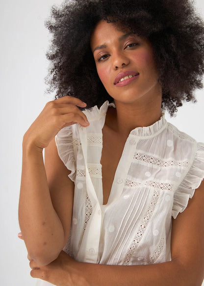 Top blanco Sophie