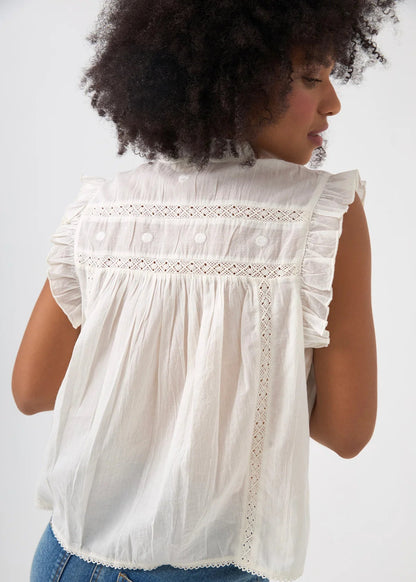 Top blanco Sophie