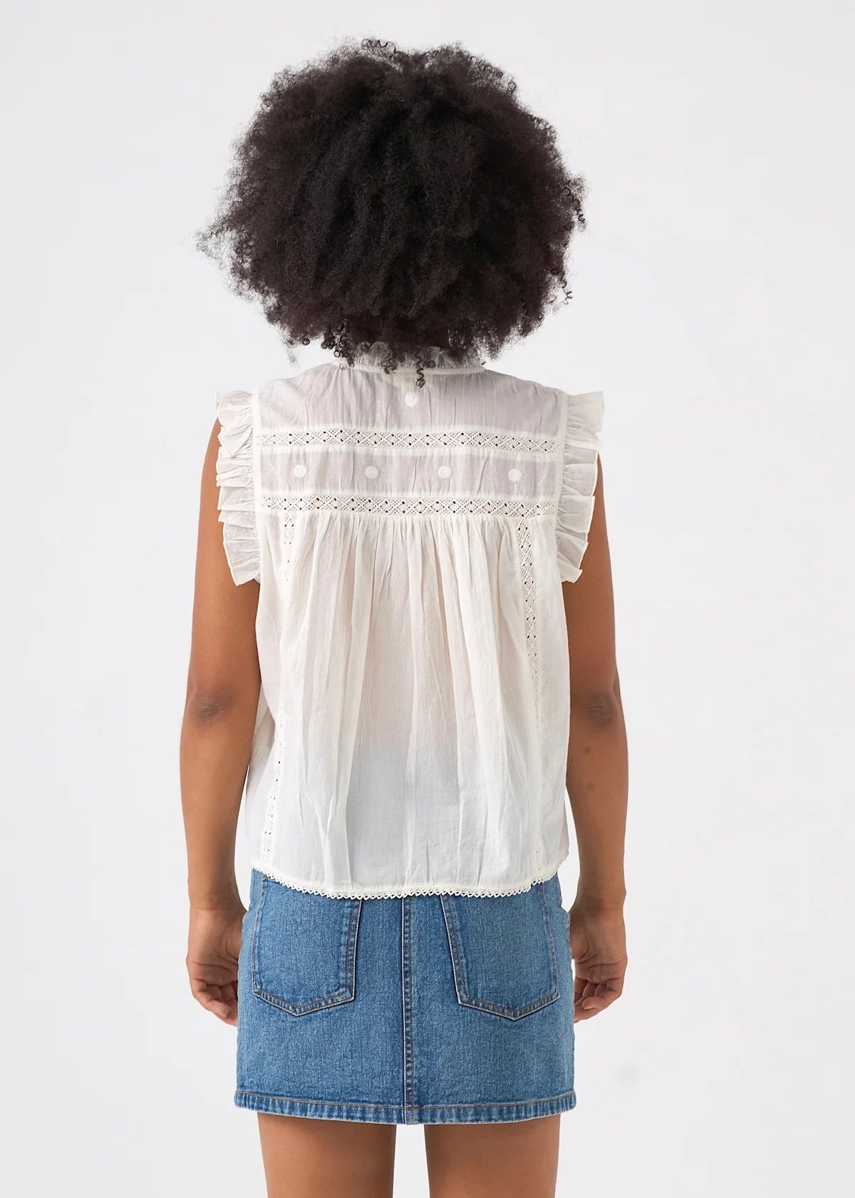 Top blanco Sophie
