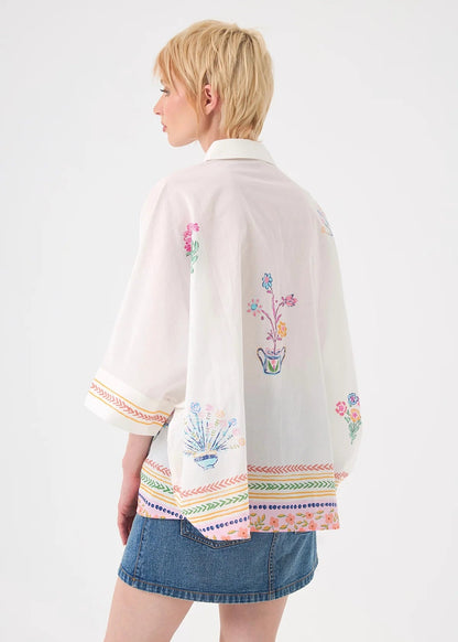 Blusa blanca Janah