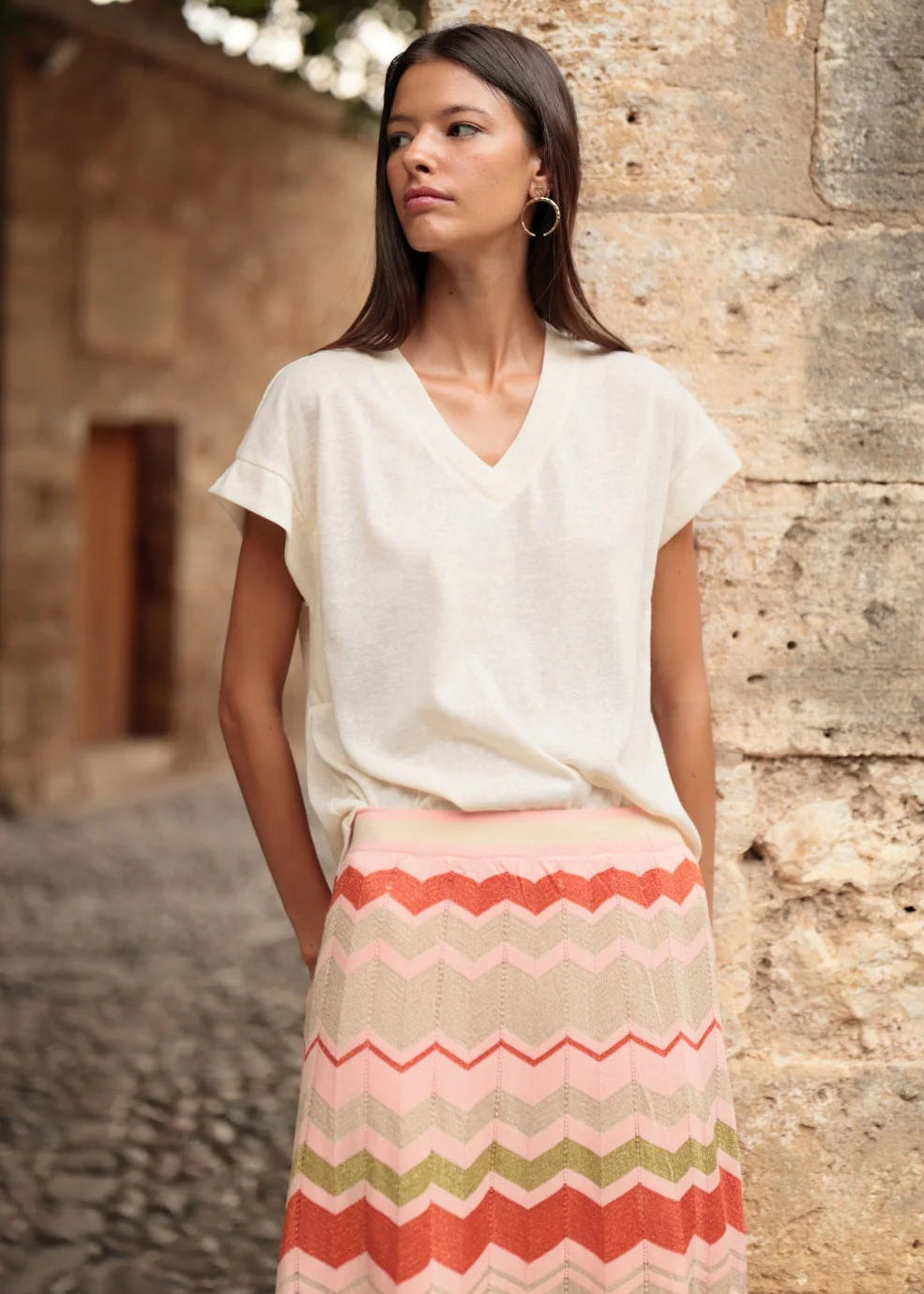 Camiseta crudo Chiara