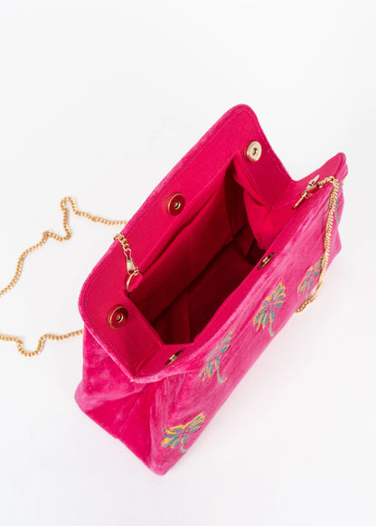 Clutch palms fucsia