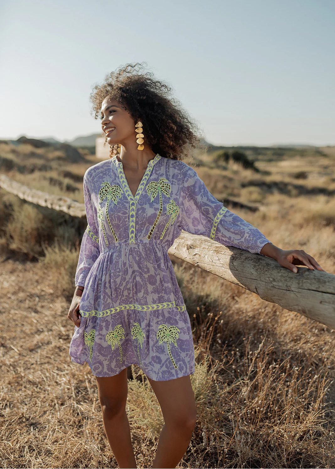 Vestido corto Sahara