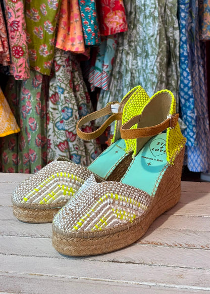 Sandalias amarillo fluor Star Love