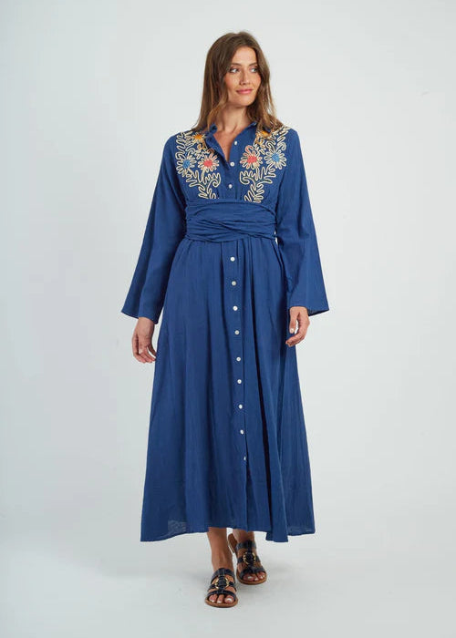 Vestido bordado Gloups