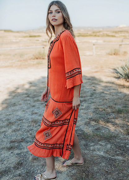 Kaftan Cancun orange