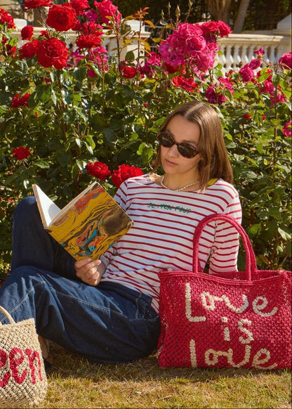 Bolso de yute "Love is Love"