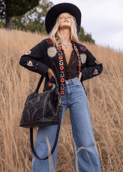 Bolso soho western negro