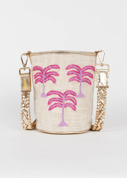 Bandolera Palms rosa