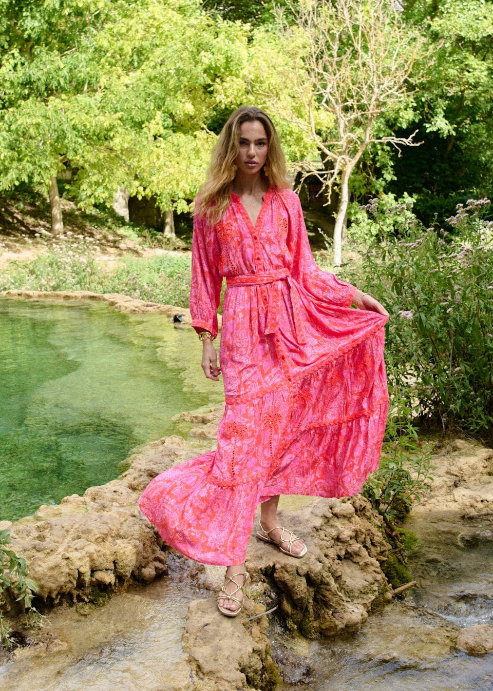 Vestido largo Sahara Rose