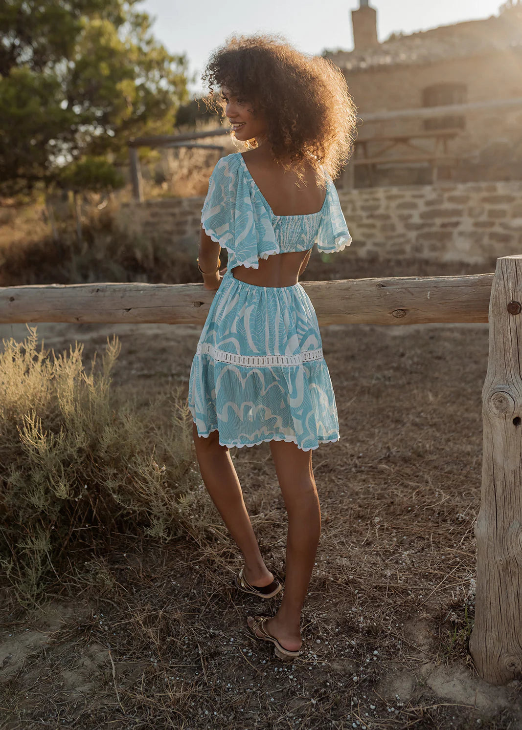 Vestido corto Shell