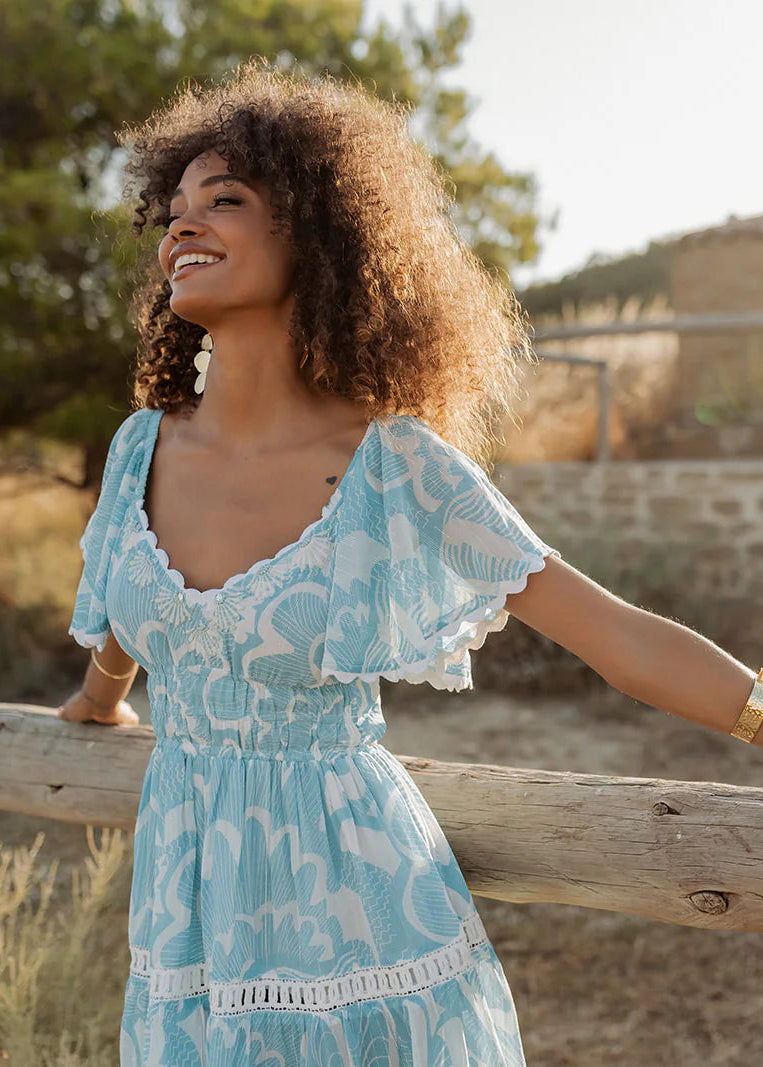 Vestido corto Shell