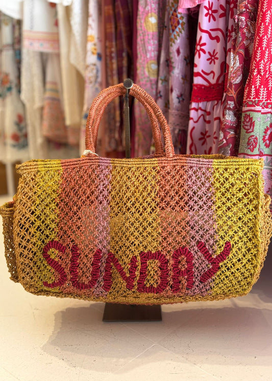 Bolso de yute "Sunday"