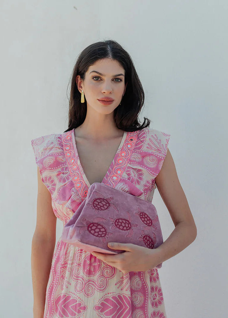 Clutch maui rosa