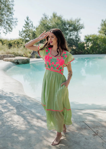 Vestido bordado Guadalupe