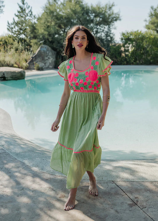 Vestido bordado Guadalupe