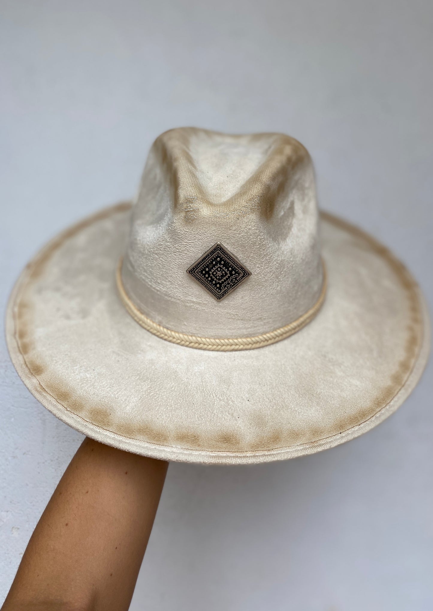 Sombrero gamuza beige