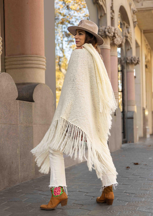 Chal lana blanco