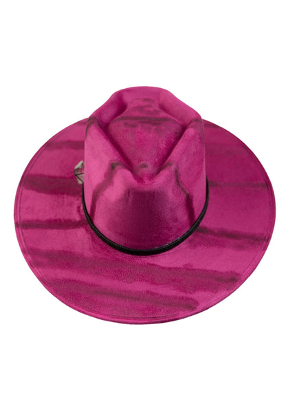 Sombrero gamuza rosa