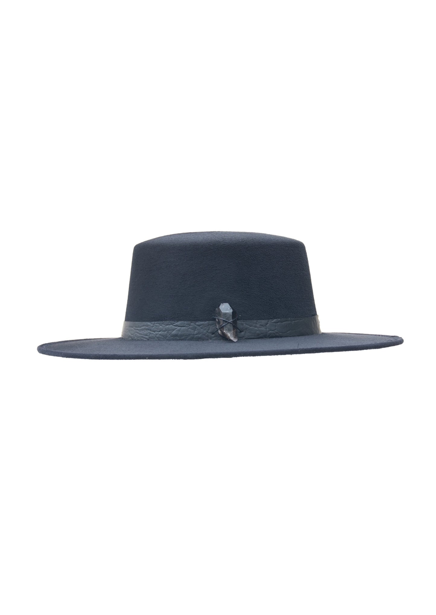 Sombrero gamuza negro